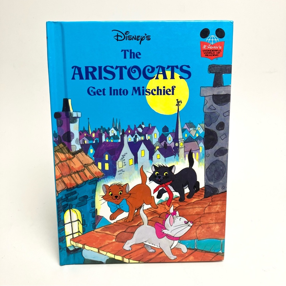 Vintage Disney The Aristocats 1st Edition 1979 Grolier Children's Book Hardcover
